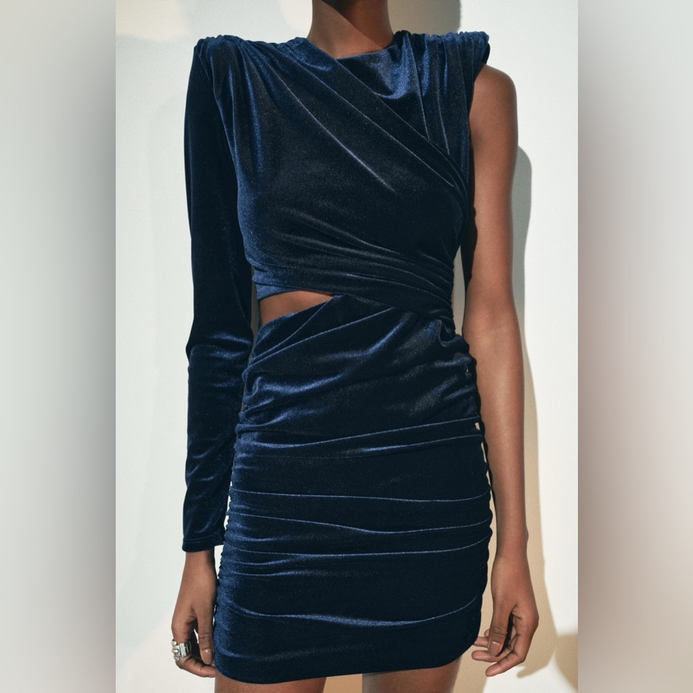 Zara Blue Mini Dress
